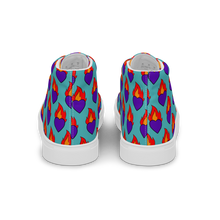 Load image into Gallery viewer, Saintly Hearts high top canvas shoes (Masc sizes)
