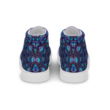 Load image into Gallery viewer, Cold Love Mandala high top canvas shoes (masc sizes)
