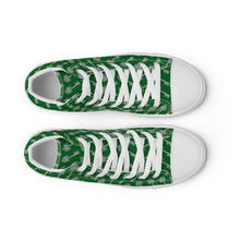 Load image into Gallery viewer, Garden Keys high top canvas shoes (masc sizes)
