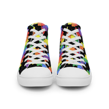 Load image into Gallery viewer, Rainbow Gummy Bears high top canvas shoes (Masc sizes)
