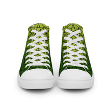 Load image into Gallery viewer, Swamp Witch  high top canvas shoes (Masc sizes)
