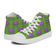 Load image into Gallery viewer, Tenta-Bat high top canvas shoes (Masc sizes)
