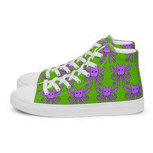 Load image into Gallery viewer, Tenta-Bat high top canvas shoes (Masc sizes)
