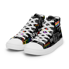Load image into Gallery viewer, SAY IT! high top canvas shoes (Masc sizes)
