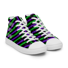 Load image into Gallery viewer, Never Trust The Living  high top canvas shoes (Masc sizes)
