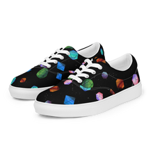 Load image into Gallery viewer, Galaxy Polyhedron canvas shoes (Masc Sizes)
