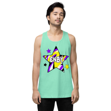 Load image into Gallery viewer, Enby Star premium tank top
