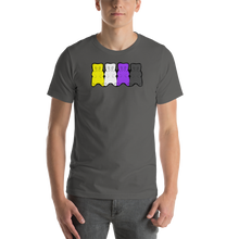 Load image into Gallery viewer, Nonbinary Pride Gummy Bears Short-sleeve unisex t-shirt
