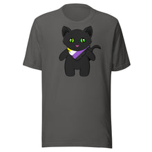 Load image into Gallery viewer, Nonbinary Pride Bandana Bubby Cat Unisex t-shirt
