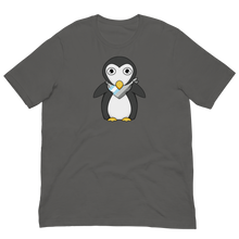 Load image into Gallery viewer, Demiboy Pride Bandana Buddy Penguin T-shirt
