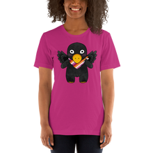 Load image into Gallery viewer, Shii The Crow- Bandana Buddy, lesbian pride shirt
