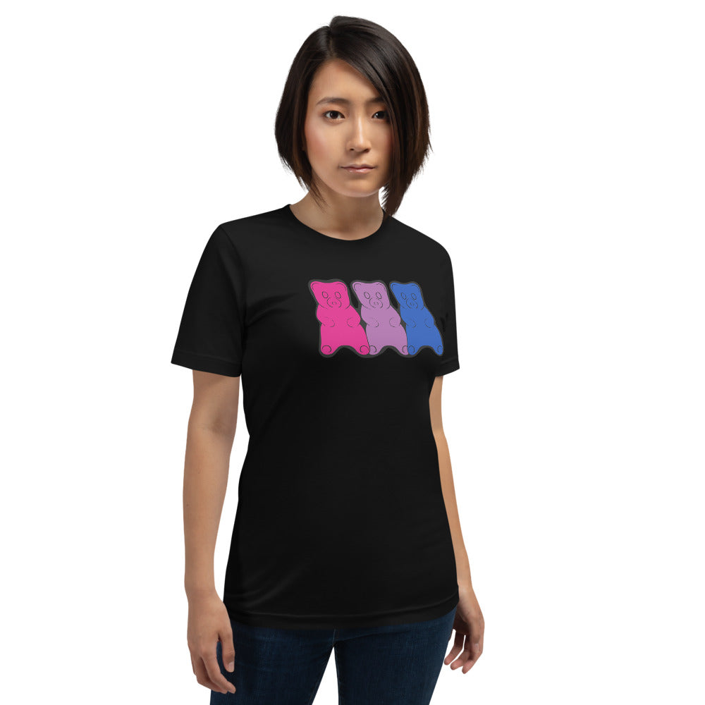 Bi Gummy Bears Short-sleeve unisex t-shirt