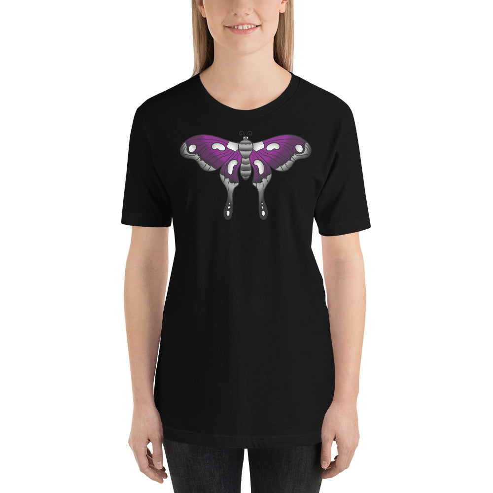Asexual Pride Moth Short-sleeve unisex t-shirt