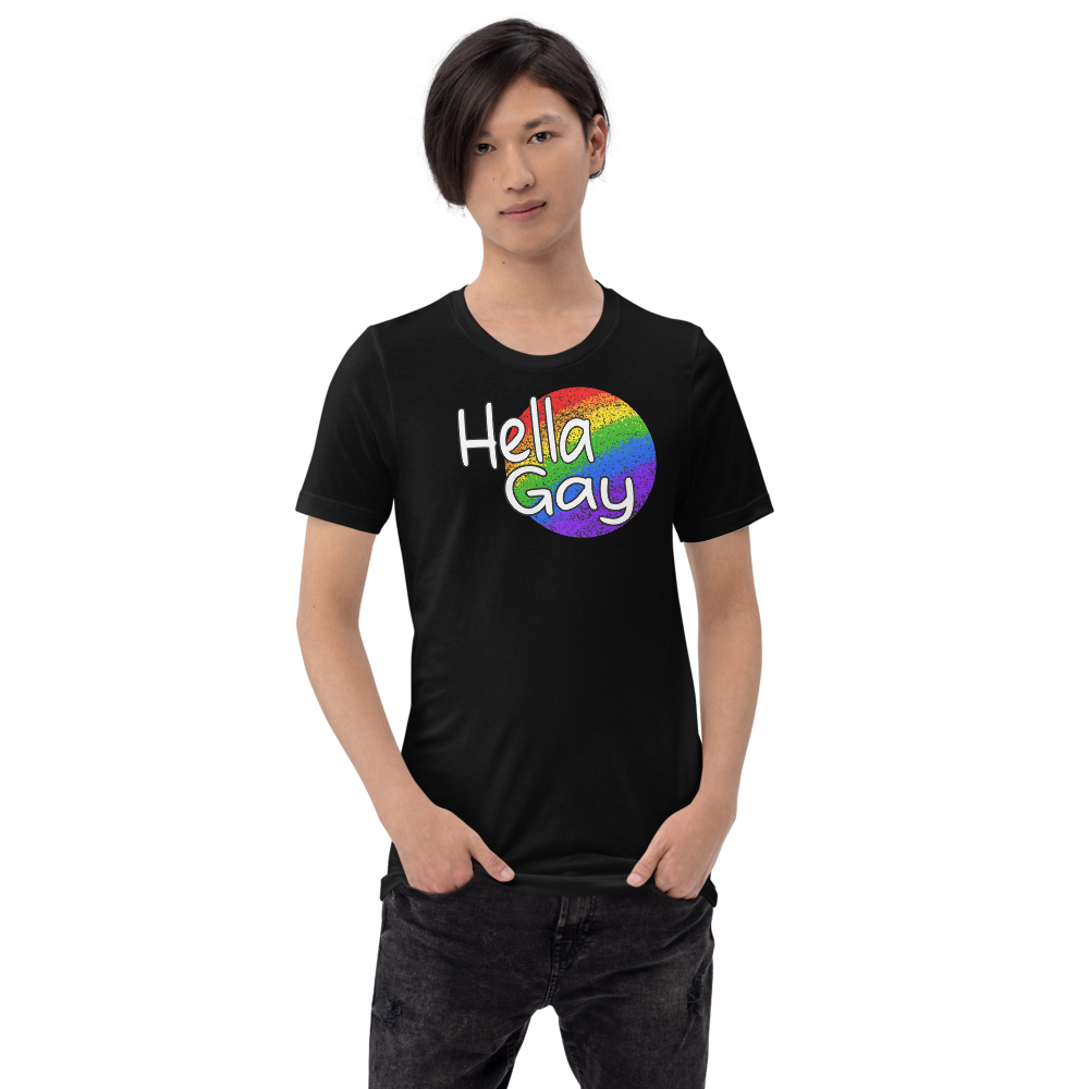 Hella Gay Short-sleeve unisex t-shirt