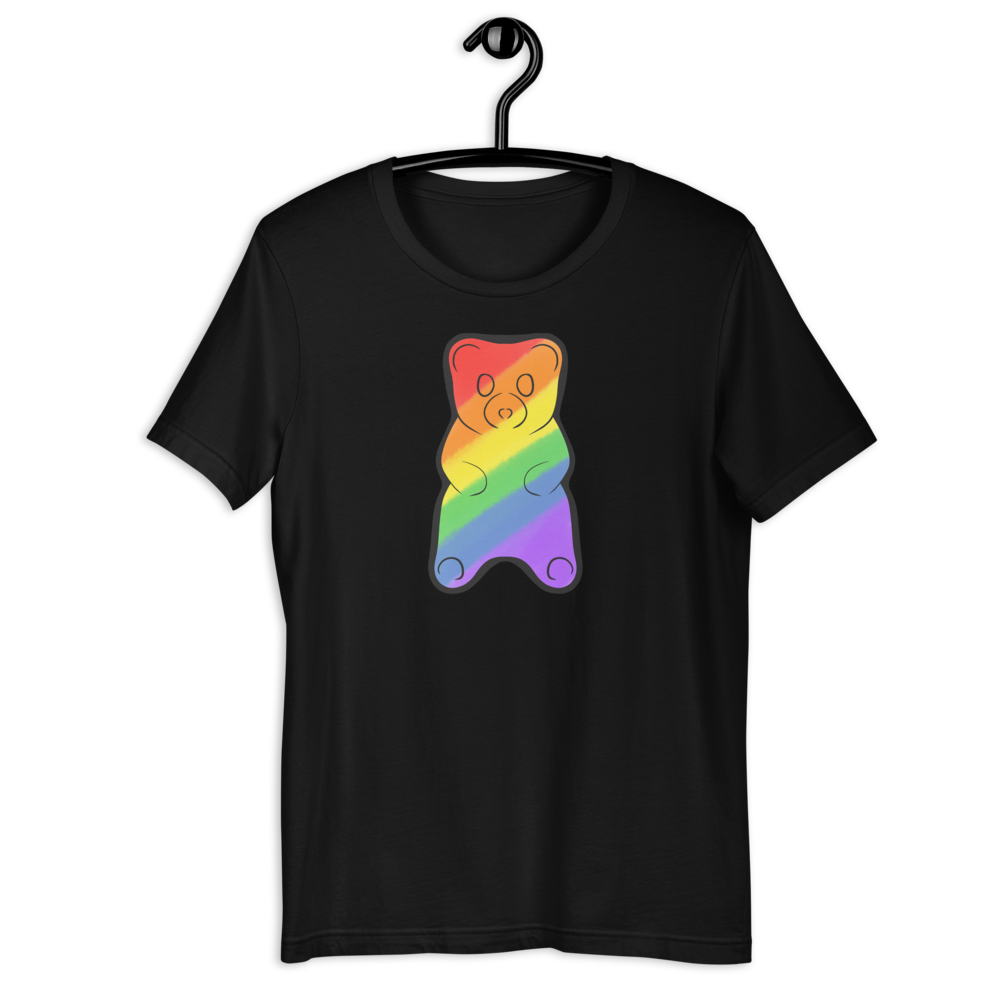 Rainbow Gummy Bear Short-sleeve unisex t-shirt