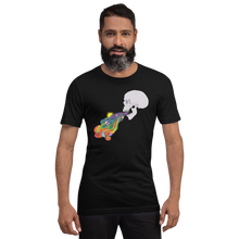 Load image into Gallery viewer, Rainbow Smoke Skull t-shirt
