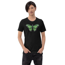 Load image into Gallery viewer, Aromantic Pride Butterfly Short-sleeve unisex t-shirt

