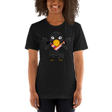 Load image into Gallery viewer, Shii The Crow- Bandana Buddy, lesbian pride shirt
