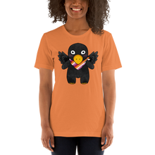 Load image into Gallery viewer, Shii The Crow- Bandana Buddy, lesbian pride shirt
