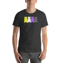 Load image into Gallery viewer, Nonbinary Pride Gummy Bears Short-sleeve unisex t-shirt
