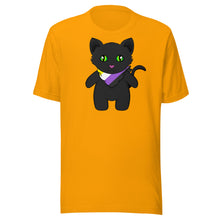 Load image into Gallery viewer, Nonbinary Pride Bandana Bubby Cat Unisex t-shirt
