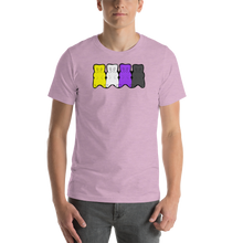 Load image into Gallery viewer, Nonbinary Pride Gummy Bears Short-sleeve unisex t-shirt
