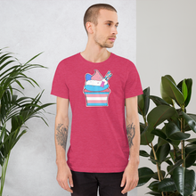 Load image into Gallery viewer, Trans Pride Cupcake Short-sleeve unisex t-shirt
