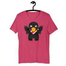 Load image into Gallery viewer, Shii The Crow- Bandana Buddy, lesbian pride shirt
