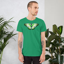 Load image into Gallery viewer, Agender Pride butterfly Short-sleeve unisex t-shirt
