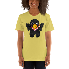 Load image into Gallery viewer, Shii The Crow- Bandana Buddy, lesbian pride shirt
