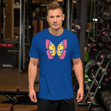Load image into Gallery viewer, Pansexual Pride Butterfly Short-sleeve unisex t-shirt
