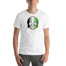 Load image into Gallery viewer, Aromantic Pride Skull Short-sleeve unisex t-shirt
