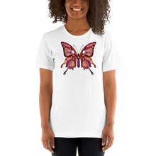 Load image into Gallery viewer, Lesbian Pride Butterfly Short-sleeve unisex t-shirt

