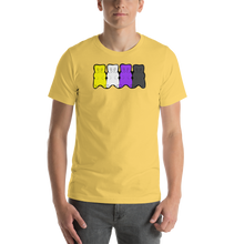 Load image into Gallery viewer, Nonbinary Pride Gummy Bears Short-sleeve unisex t-shirt
