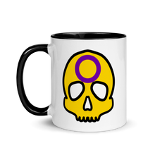 Load image into Gallery viewer, Intersex Pride Skull Mug
