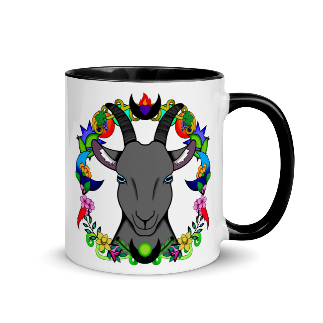 THE GOAT Mug with Color Inside