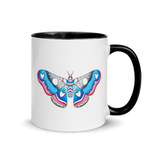 Load image into Gallery viewer, Trans Pride Moth Mug
