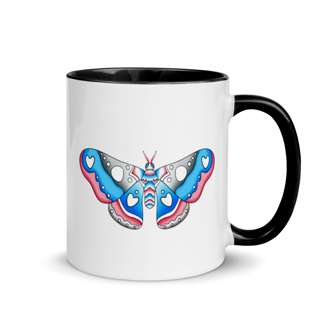 Trans Pride Moth Mug
