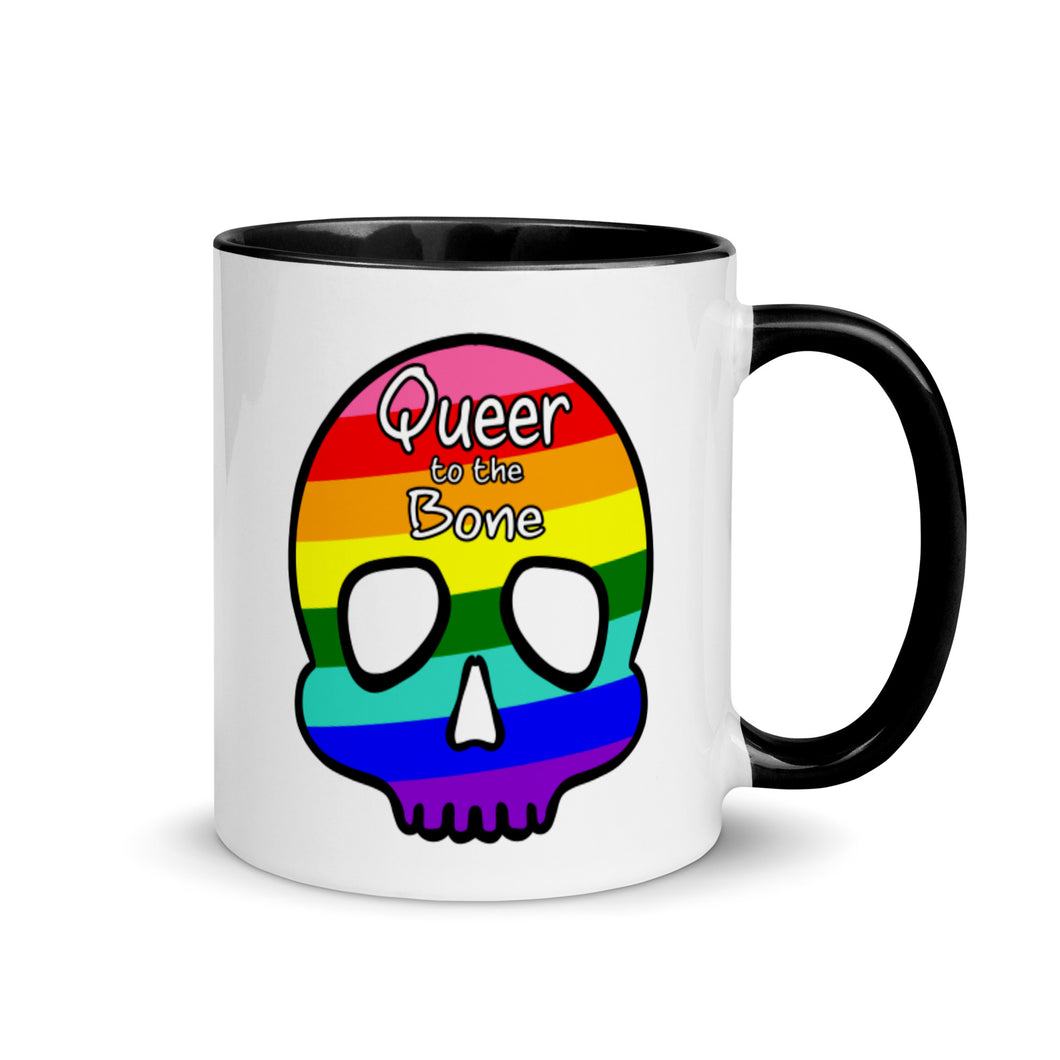 Queer Pride Skull Mug