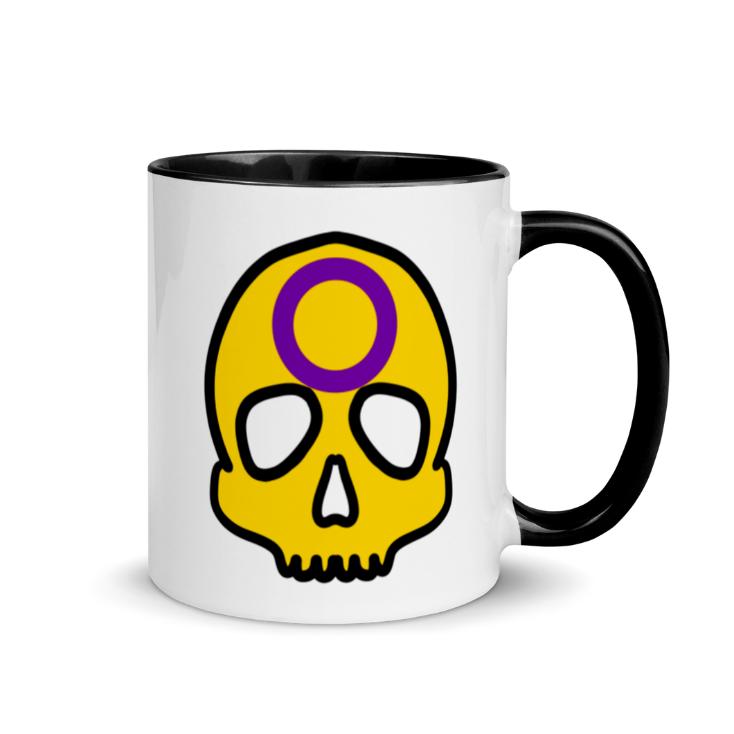 Intersex Pride Skull Mug