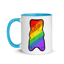 Load image into Gallery viewer, Pride Gummy Bear Mug with Color Inside
