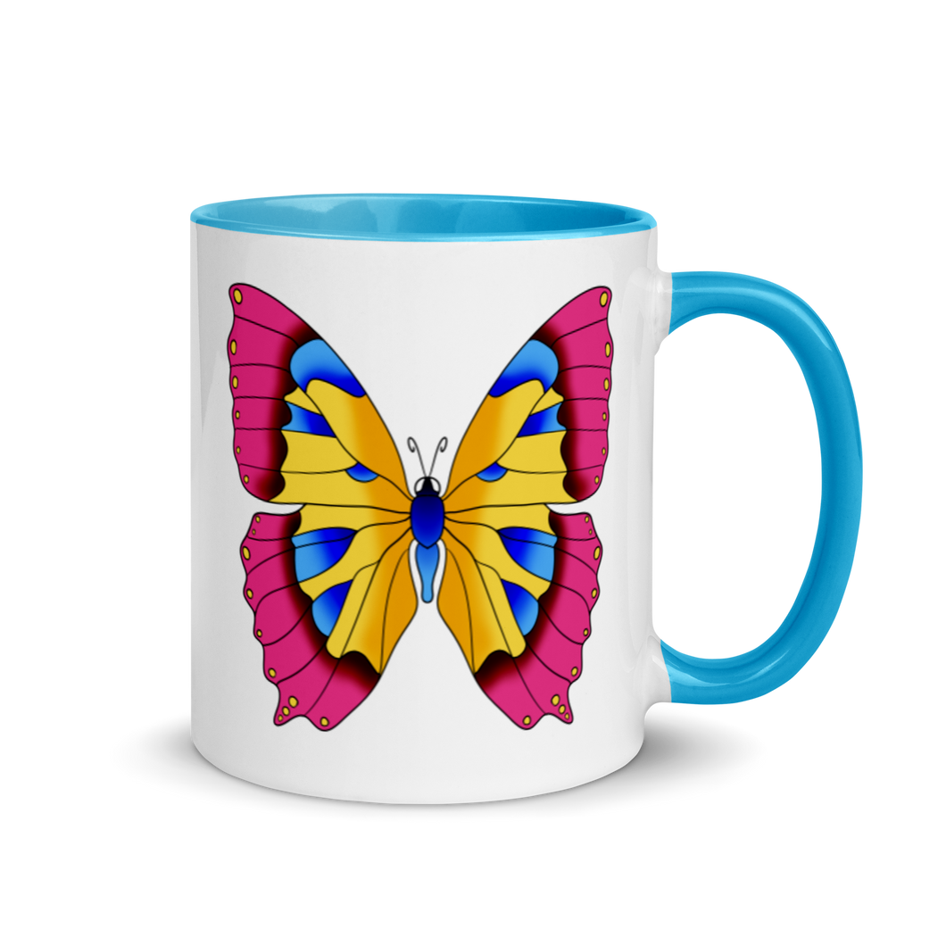 Pan Pride Butterfly Mug
