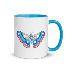 Load image into Gallery viewer, Trans Pride Moth Mug
