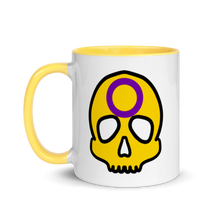 Load image into Gallery viewer, Intersex Pride Skull Mug
