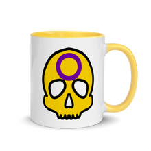 Load image into Gallery viewer, Intersex Pride Skull Mug
