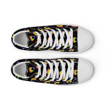 Load image into Gallery viewer, Rainbow Planchette  high top canvas shoes (Femme sizes)
