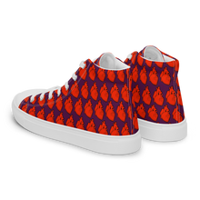 Load image into Gallery viewer, Anatomical Hearts high top canvas shoes (Femme sizes)
