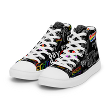 Load image into Gallery viewer, SAY IT!  high top canvas shoes (Femme sizes)
