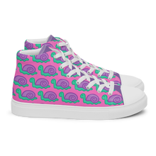 Load image into Gallery viewer, SNAILS high top canvas shoes (Femme sizes)
