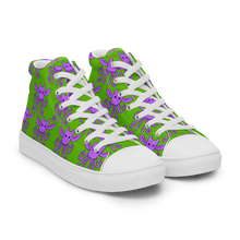 Load image into Gallery viewer, Tenta-Bat high top canvas shoes (Femme sizes)

